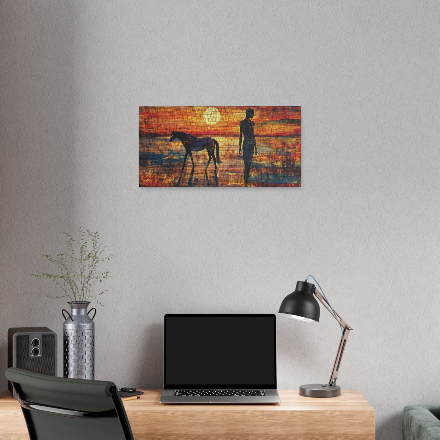"Turas & Solas (Gaelic); Journey & Light (English)", Stretched Classic Canvas Fine Art Print