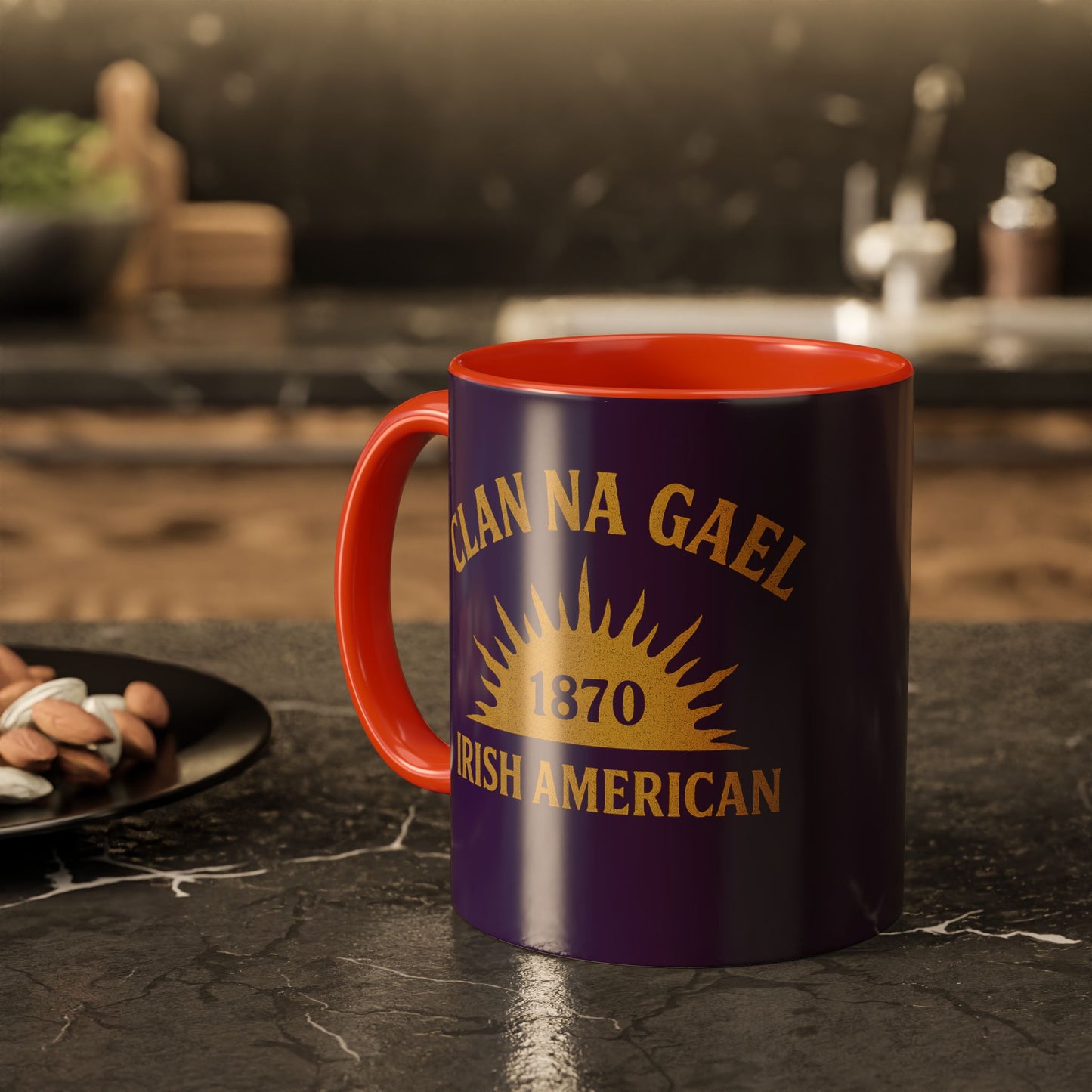 "Clan na Gael - Irish American", Colorful Mugs (11oz, 15oz) (3B0A4F)