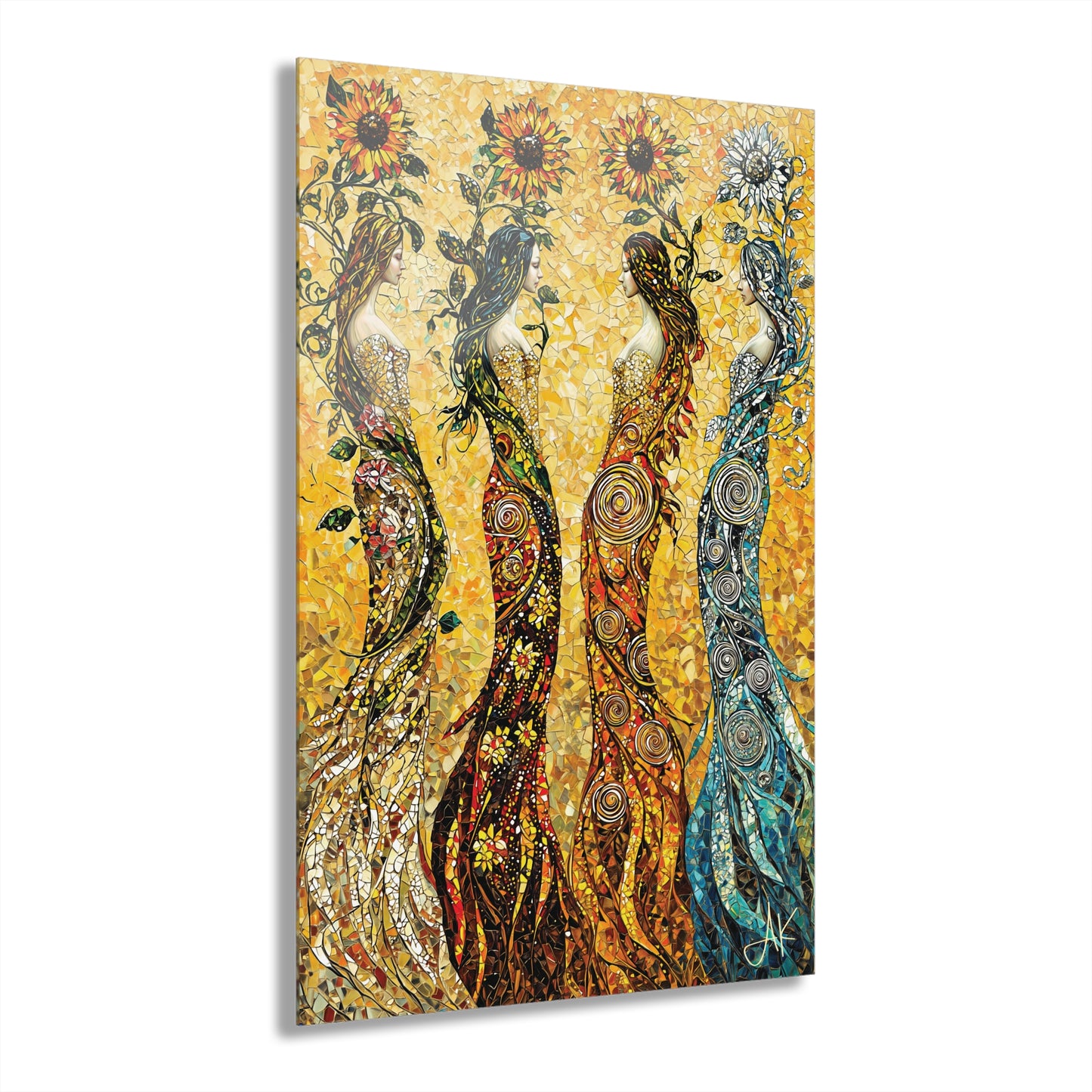 "Divine Femininity" #02, Fine Art Acrylic Wall Prints (French Cleat Hanging)