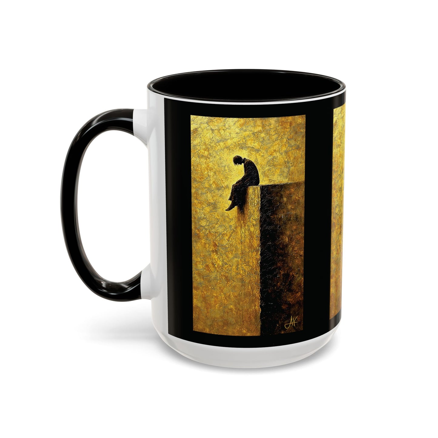 "In Darkest Hour He Is With Me", Colorful Mugs (11oz, 15oz)