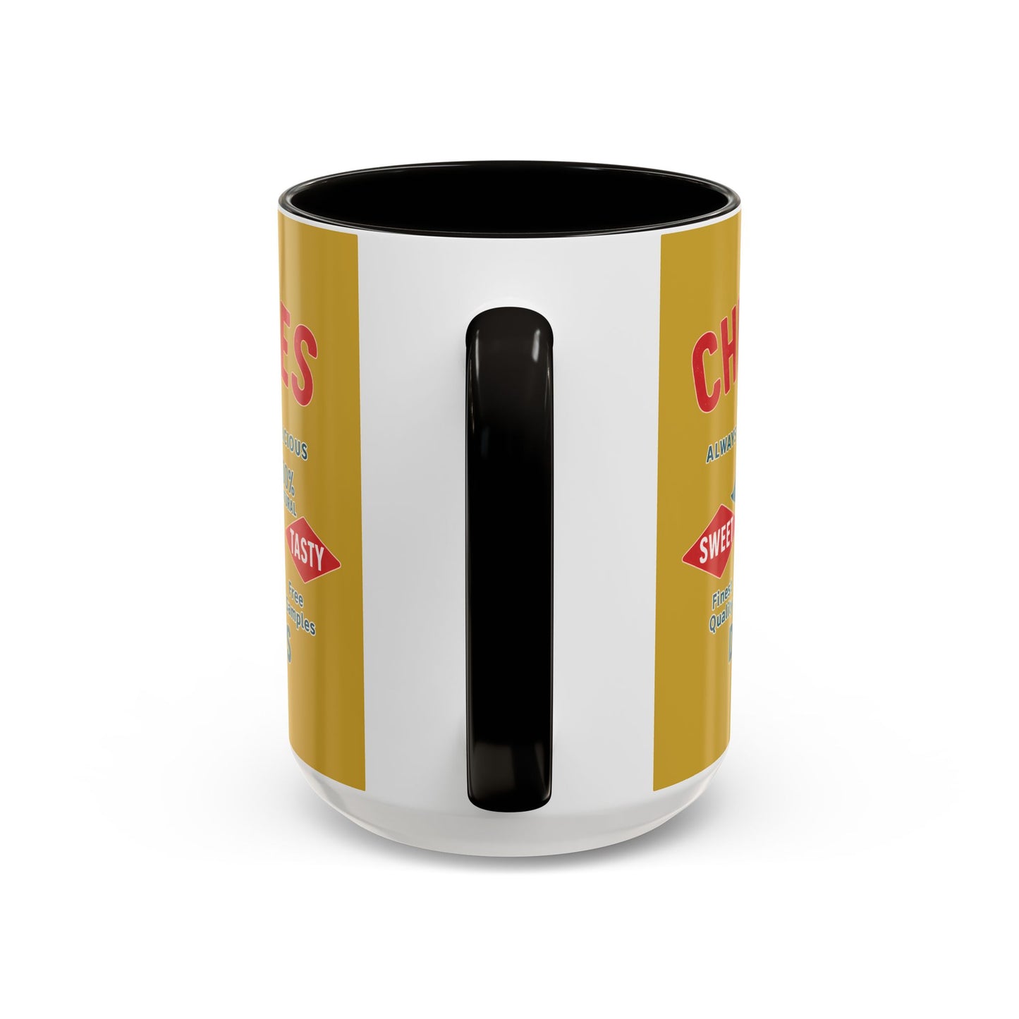 "Delicious Cherries", Colorful Mugs (11oz, 15oz) (Forgelight Gold)