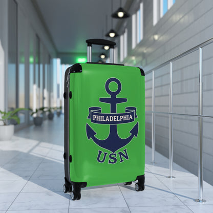"USN Anchor", Suitcase (Black Bean)