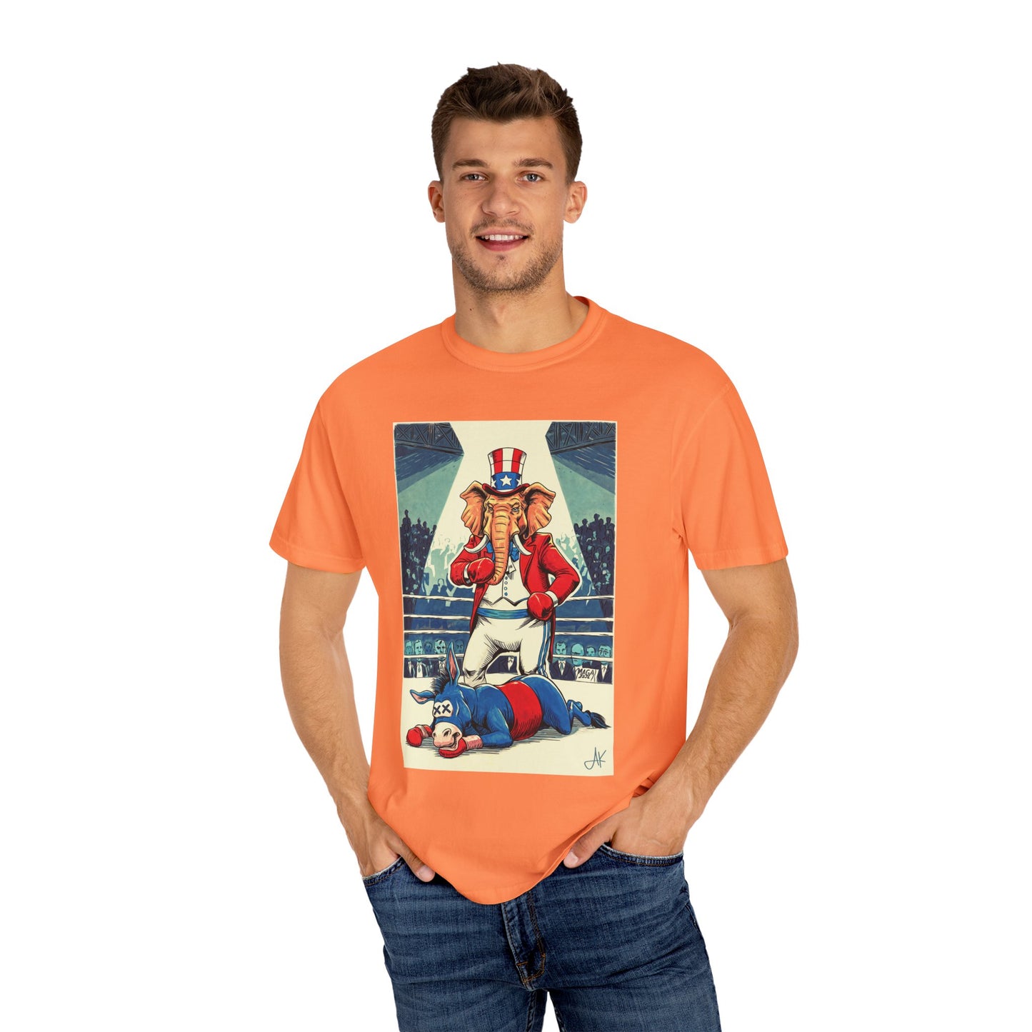 "Brutal Woke Knockout 2024", Unisex T-shirt (Light Colors)