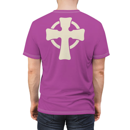 "Retro Jesus", Unisex T-shirt (Fuchsia)