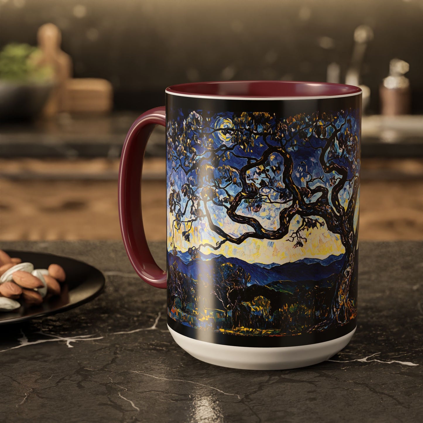 "Crann na Beannachd (Gaelic) - Tree of Blessing (English)", Colorful Mugs (11oz & 15oz)