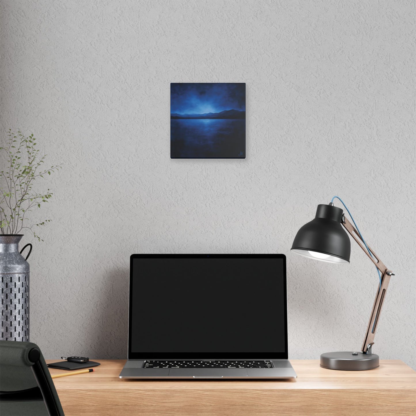 "Indigo Nights", Stretched Classic Canvas Fine Art Print