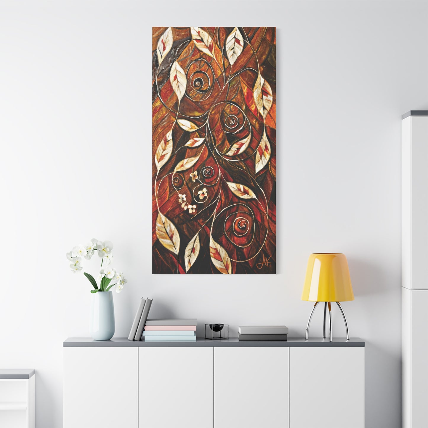 "Autumn Falls", Fine Art Matte Canvas, Stretched, 1.25"