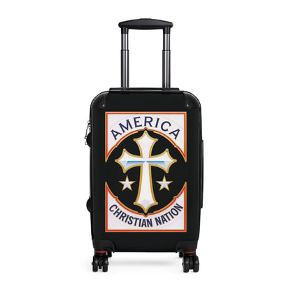 "America Christian Nation" #21 Suitcases (Pitch Black)