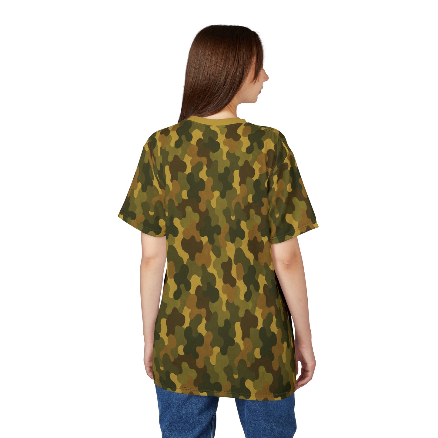 "SASR Day-Ops Camouflage", Unisex Tee (SASR Yellow Collar)