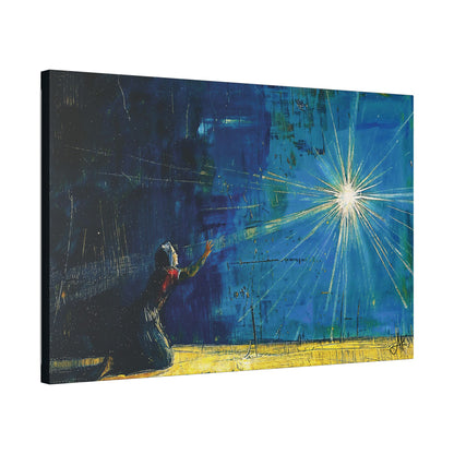 "Miraculous Connection", Stretched Classic Canvas Fine Art Print
