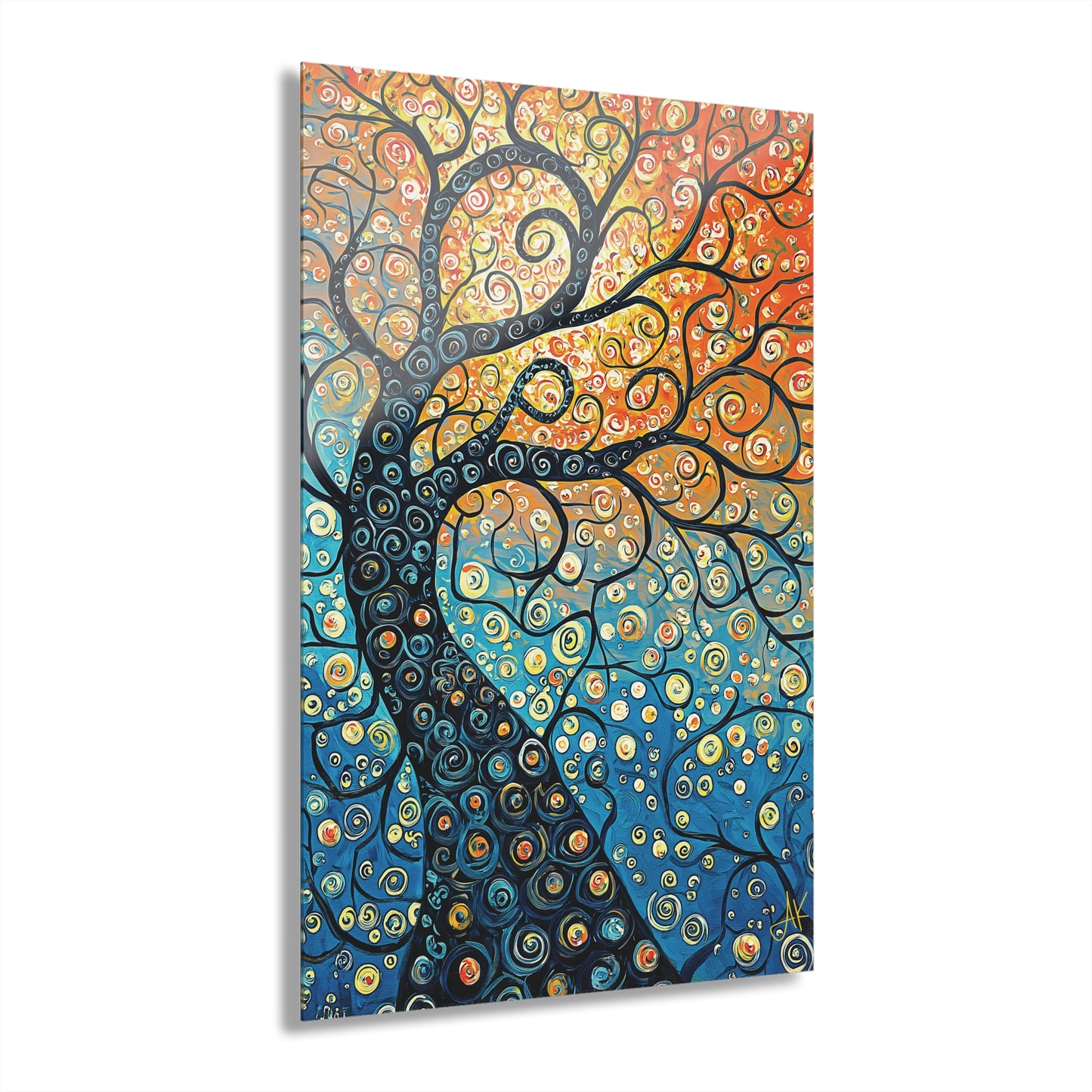 "Crann Beatha Naomh (Gaelic) - The Sacred Tree of Life (English)", Fine Art Acrylic Wall Prints (French Cleat Hanging)