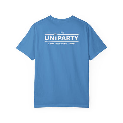 "The Uniparty Shot President Trump" #03, Unisex T-shirt