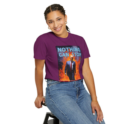 "Nothing Can Stop Trump", Unisex T-shirt (Dark Colors)