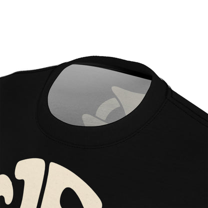 "Retro Jesus", Unisex T-shirt (Pilot Whale Black)