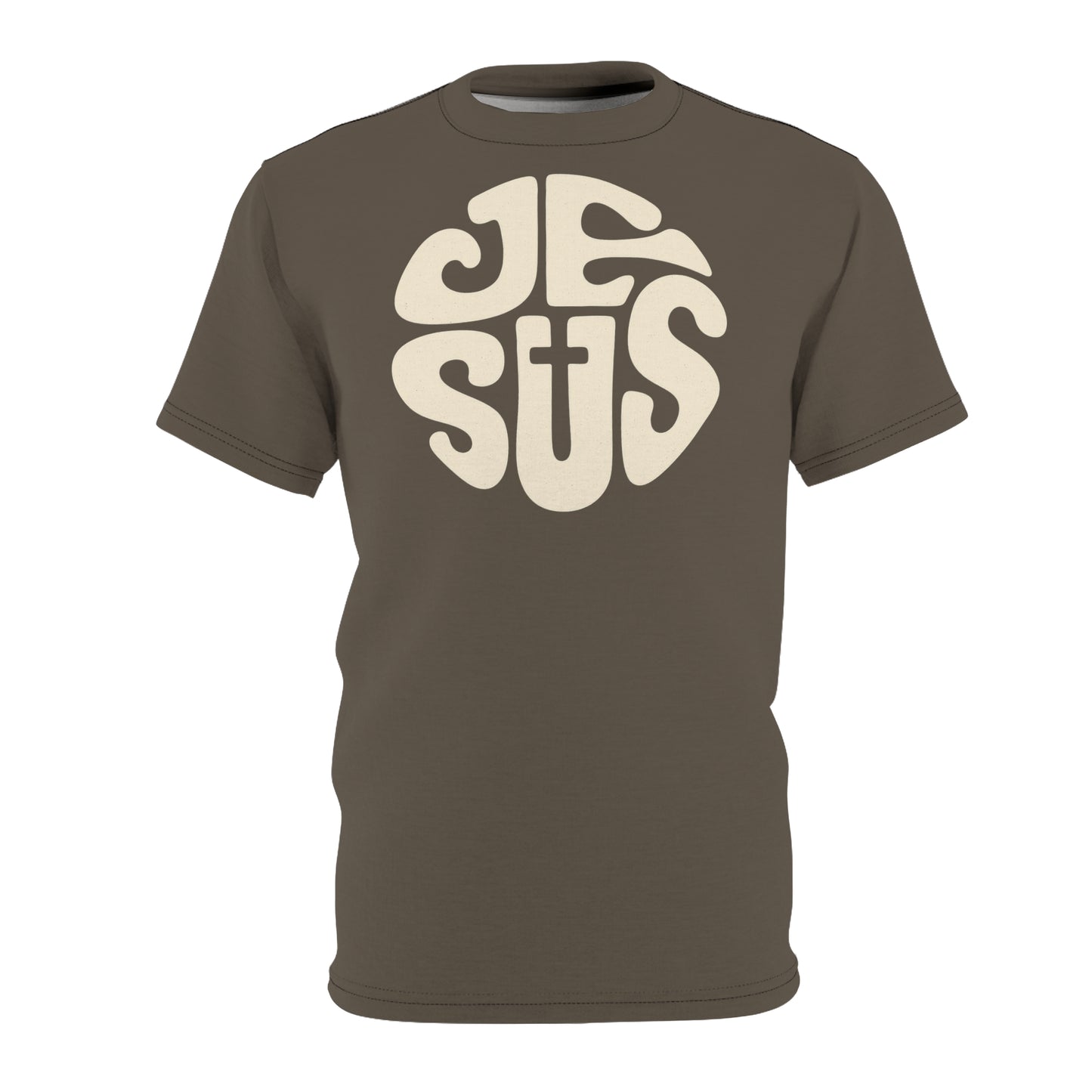 "Retro Jesus", Unisex T-shirt (Beaver Pelt)