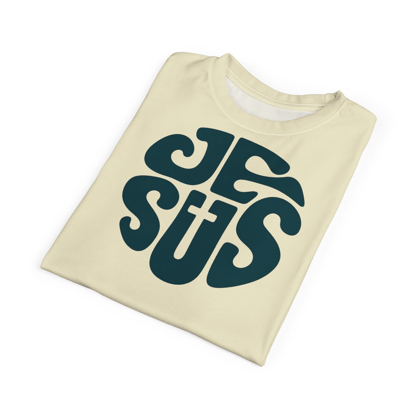 "Retro Jesus", Unisex T-shirt (Silken Tofu)