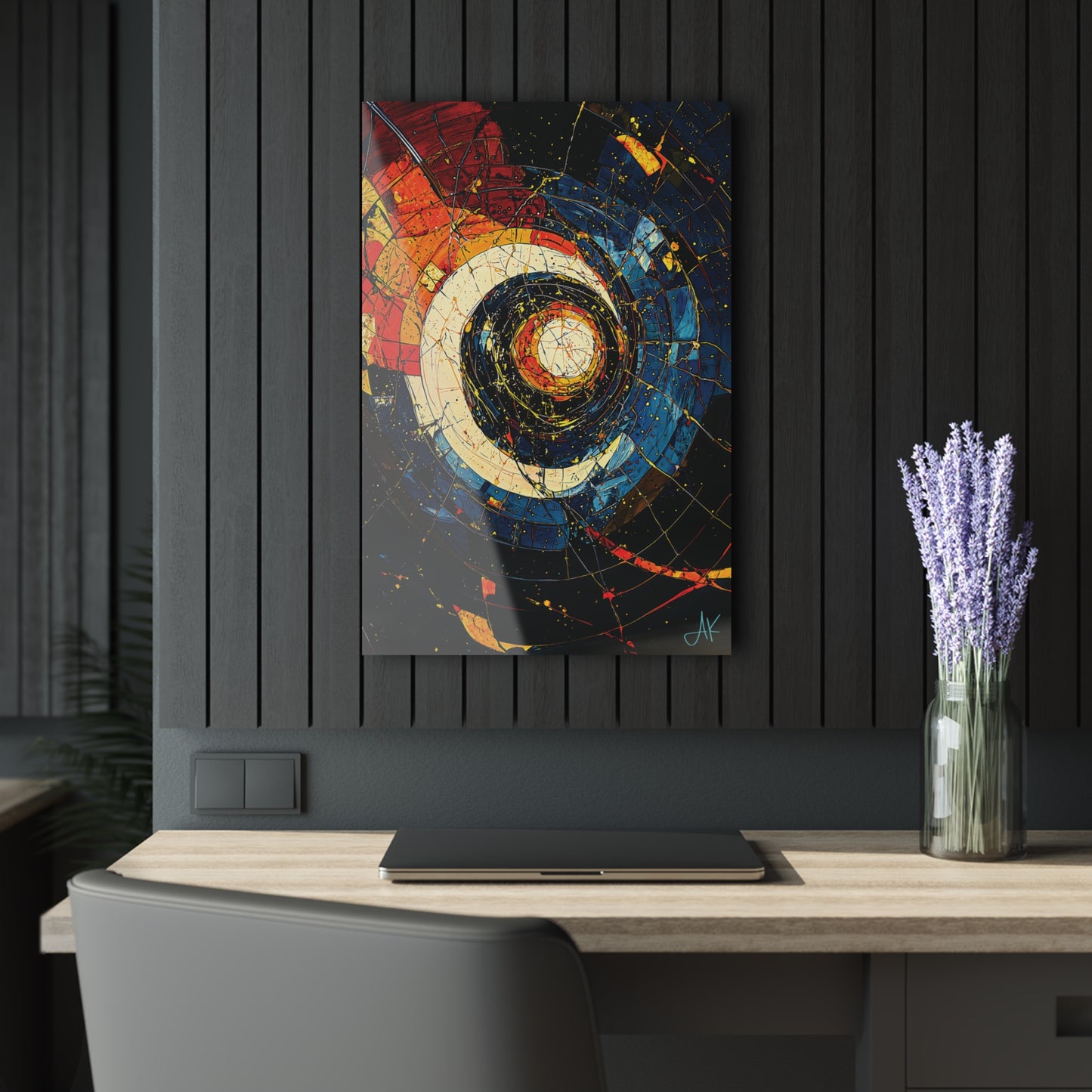 "Shatterdawn Vortex", Fine Art Acrylic Wall Prints (French Cleat Hanging)