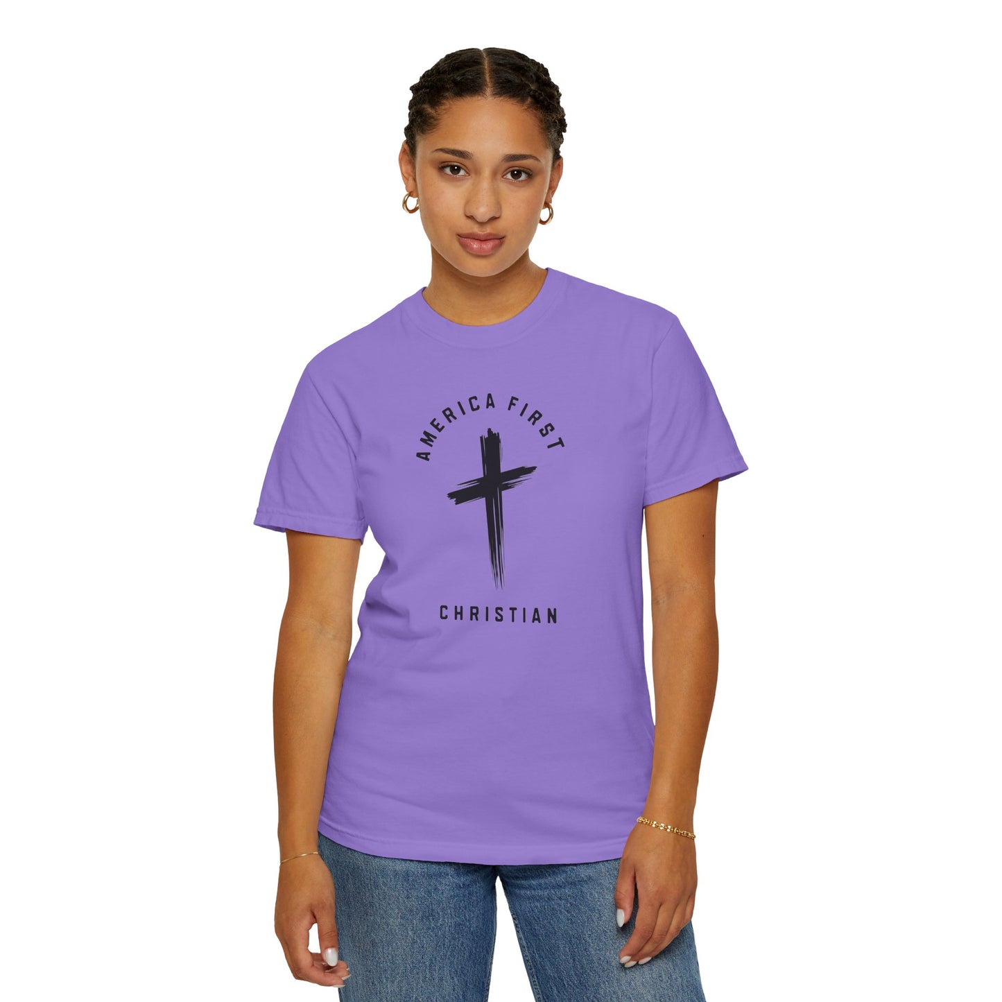 "America First Christian" #05, Unisex T-shirt (Light Colors)