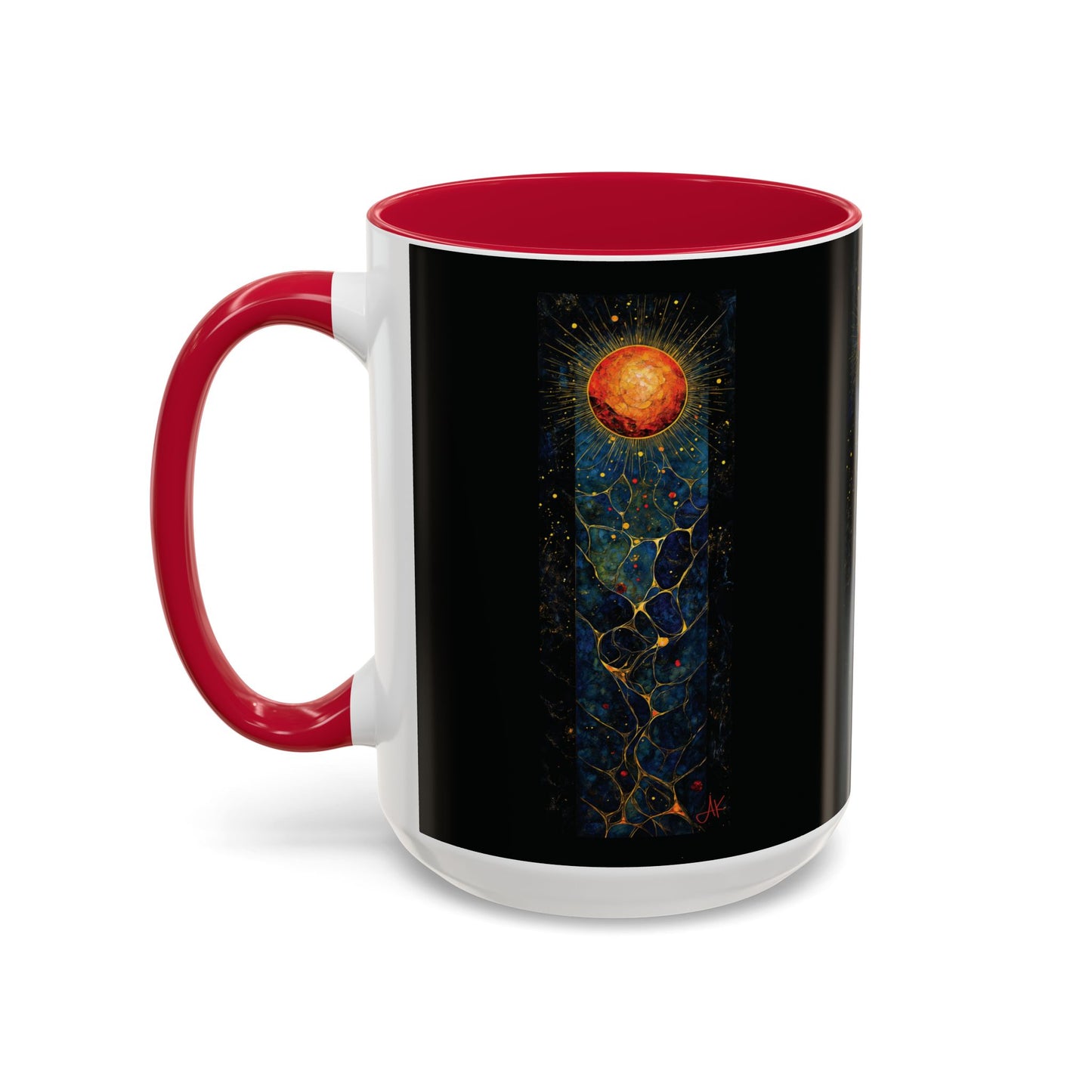 "The Living Light (John 8:12)", Colorful Mugs (11oz, 15oz)