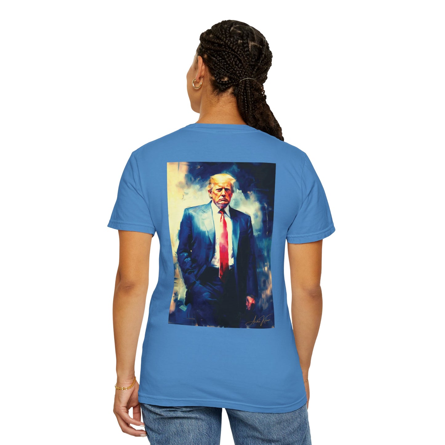 "Trump Portrait No. 6", Unisex T-shirt (Light Colors)