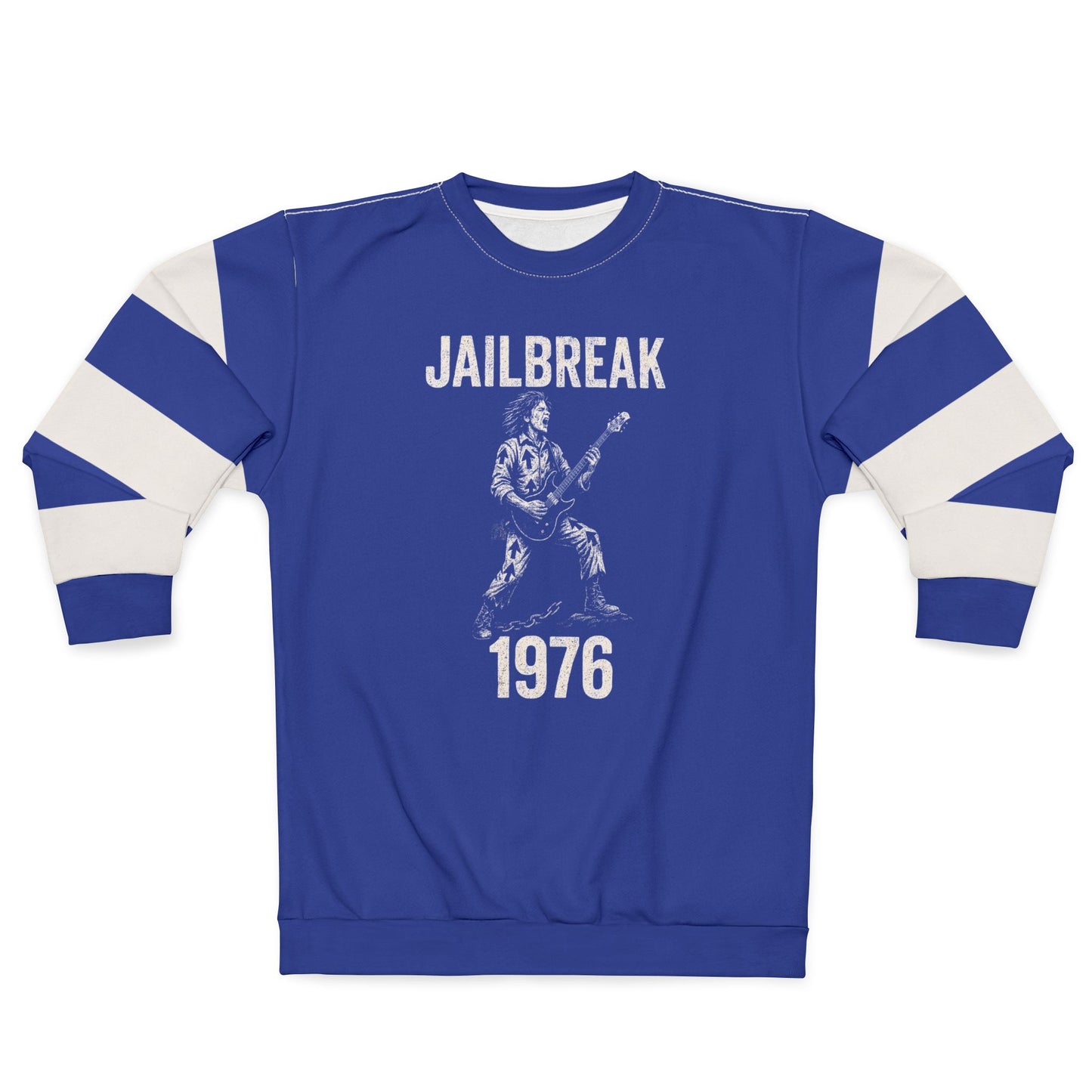 "Jailbreak 1976", Unisex Sweatshirt (Patriot Blue)