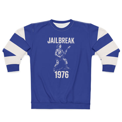 "Jailbreak 1976", Unisex Sweatshirt (Patriot Blue)