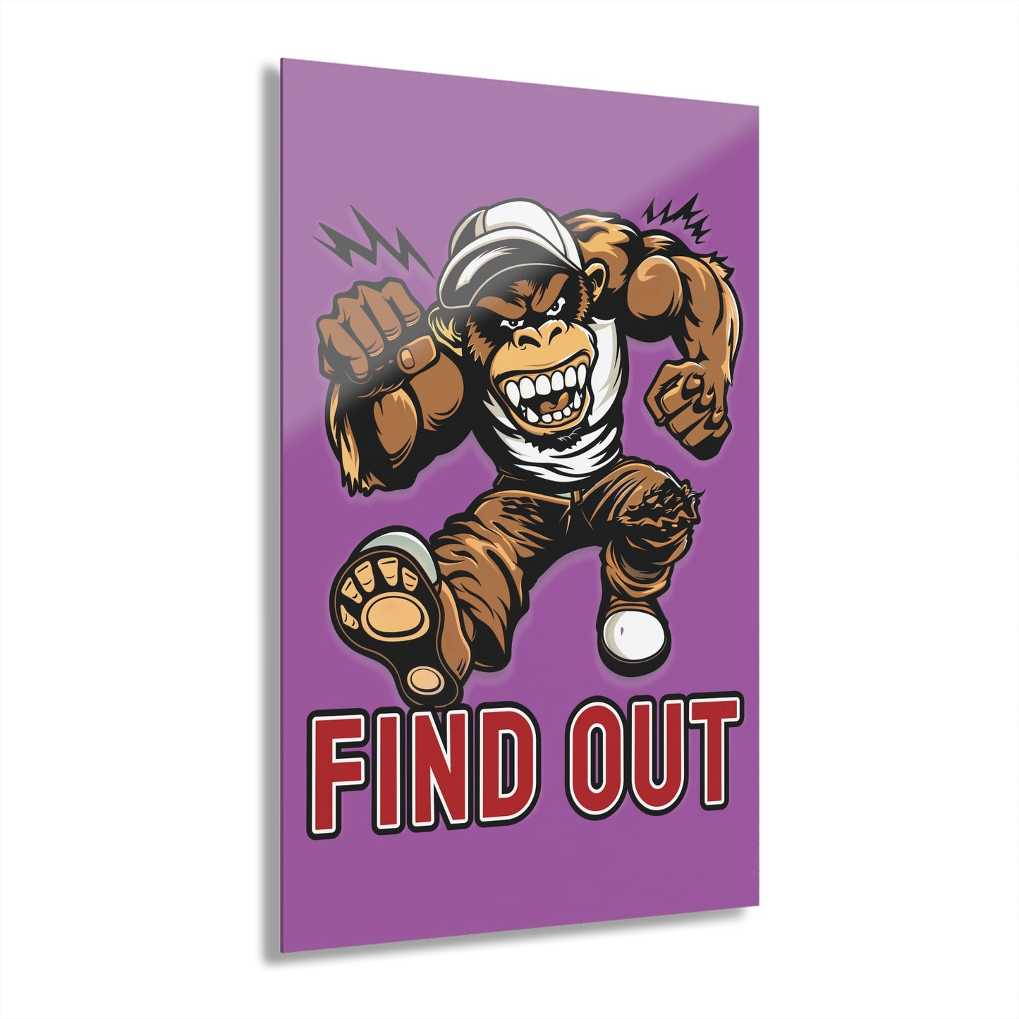 "Find Out", Acrylic Wall Prints (French Cleat Hanging) (Violet Benediction)