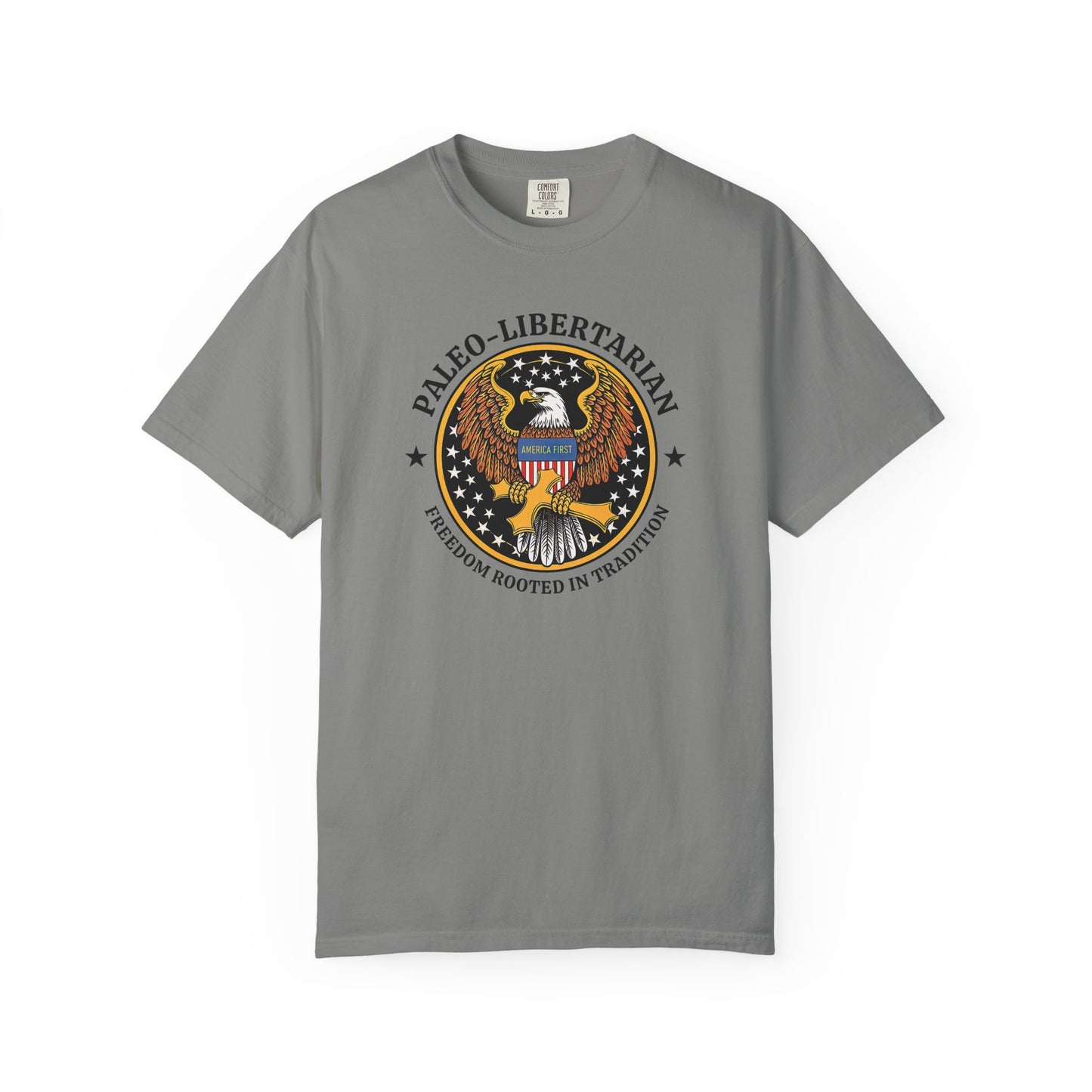"Paleo-Libertarian" #01, Unisex T-shirt (Light Colors)