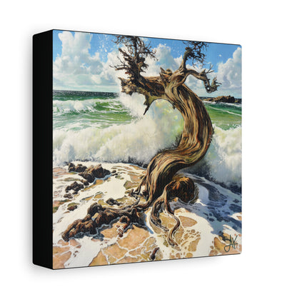 "Stormroot Bearing the Ninth Wave", Fine Art Matte Canvas, Stretched, 1.25"