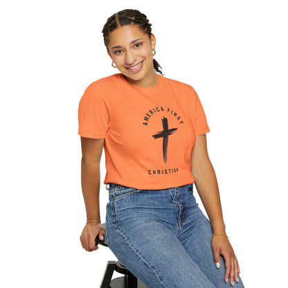 "America First Christian" #05, Unisex T-shirt (Light Colors)