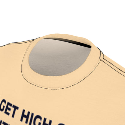 "Intelligent Conversation", Unisex T-shirt (Feather Plume)