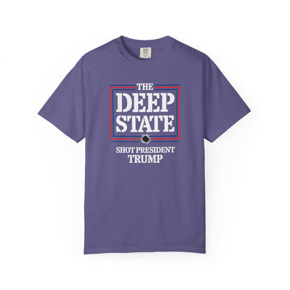 "The Deep State Shot President Trump" #01, Unisex T-shirt