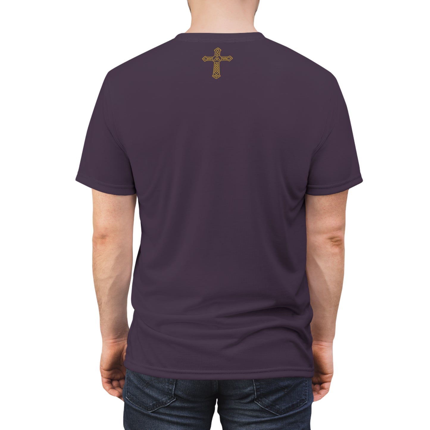 "Clan na Gael - Irish American", Unisex T-shirt (Purple Verbena)