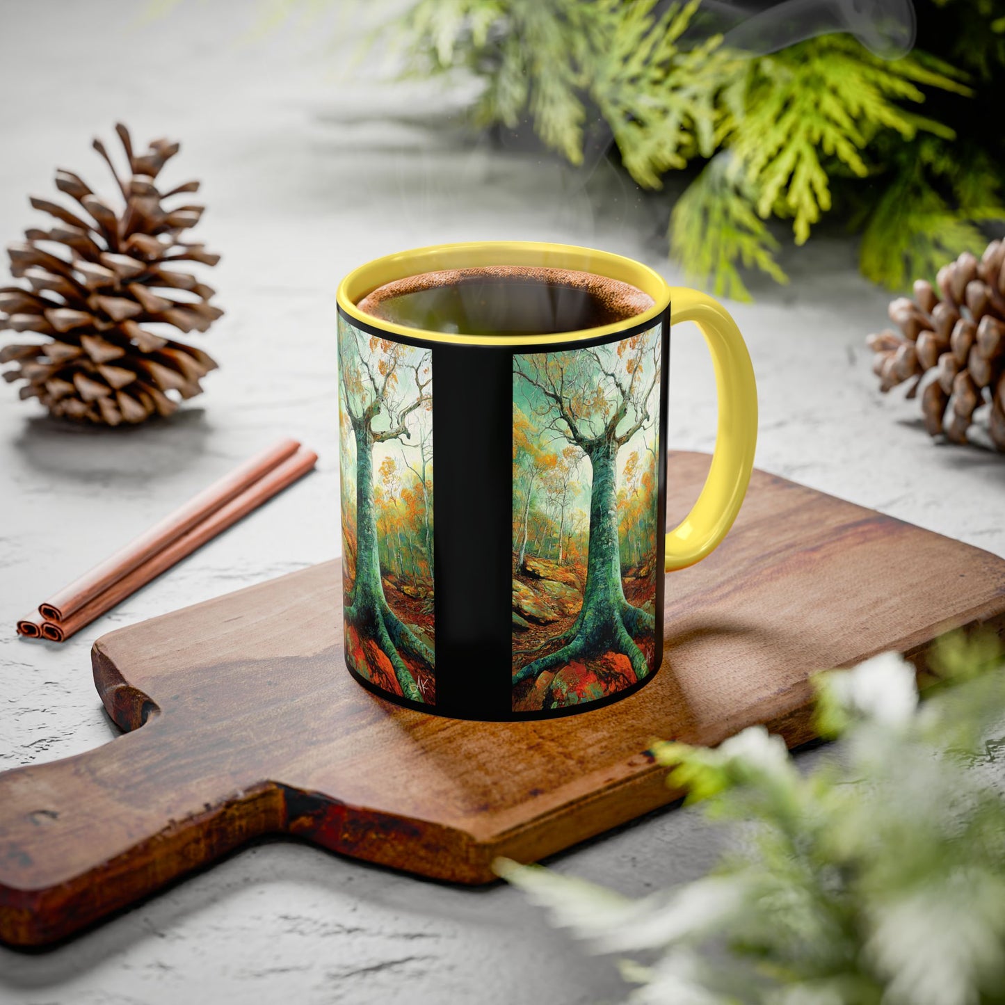 "An Criosdaidh Feá (Christian Beech)", Colorful Mugs (11oz, 15oz)