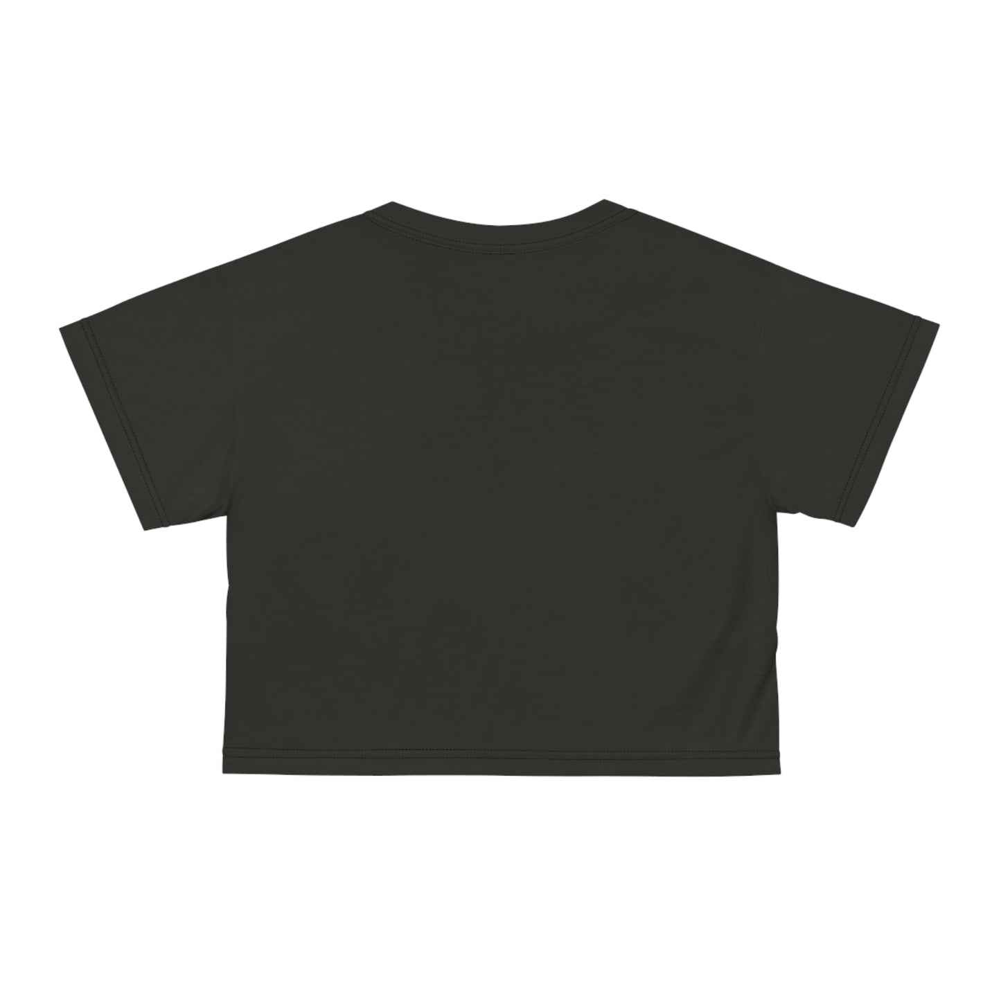 "Nazis were Socialists", Wearable Pattern Art Crop Tee (Pitch Grey)