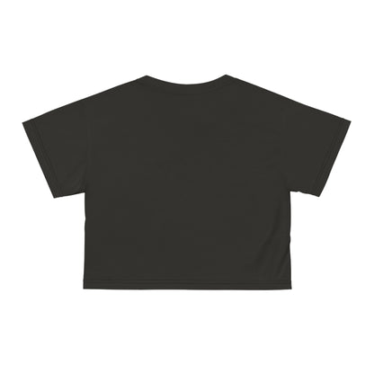 "Nazis were Socialists", Wearable Pattern Art Crop Tee (Pitch Grey)