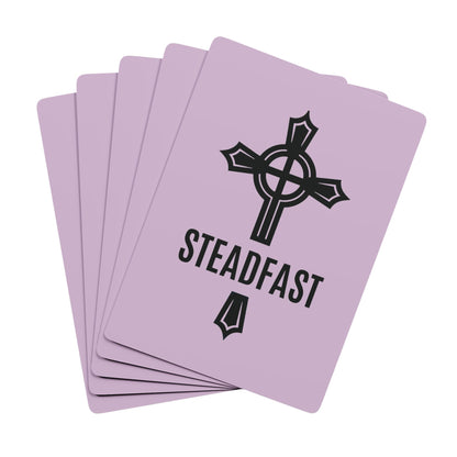 "Steadfast Cross", Christian Playing Cards (Thistle)