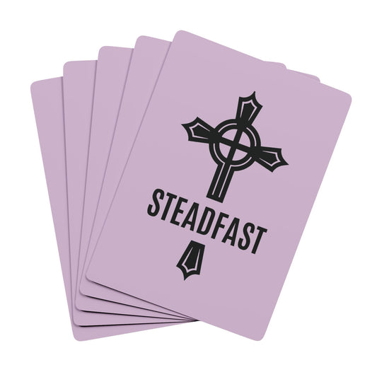 "Steadfast Cross", Christian Playing Cards (Thistle)