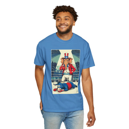 "Brutal Woke Knockout 2024", Unisex T-shirt (Light Colors)