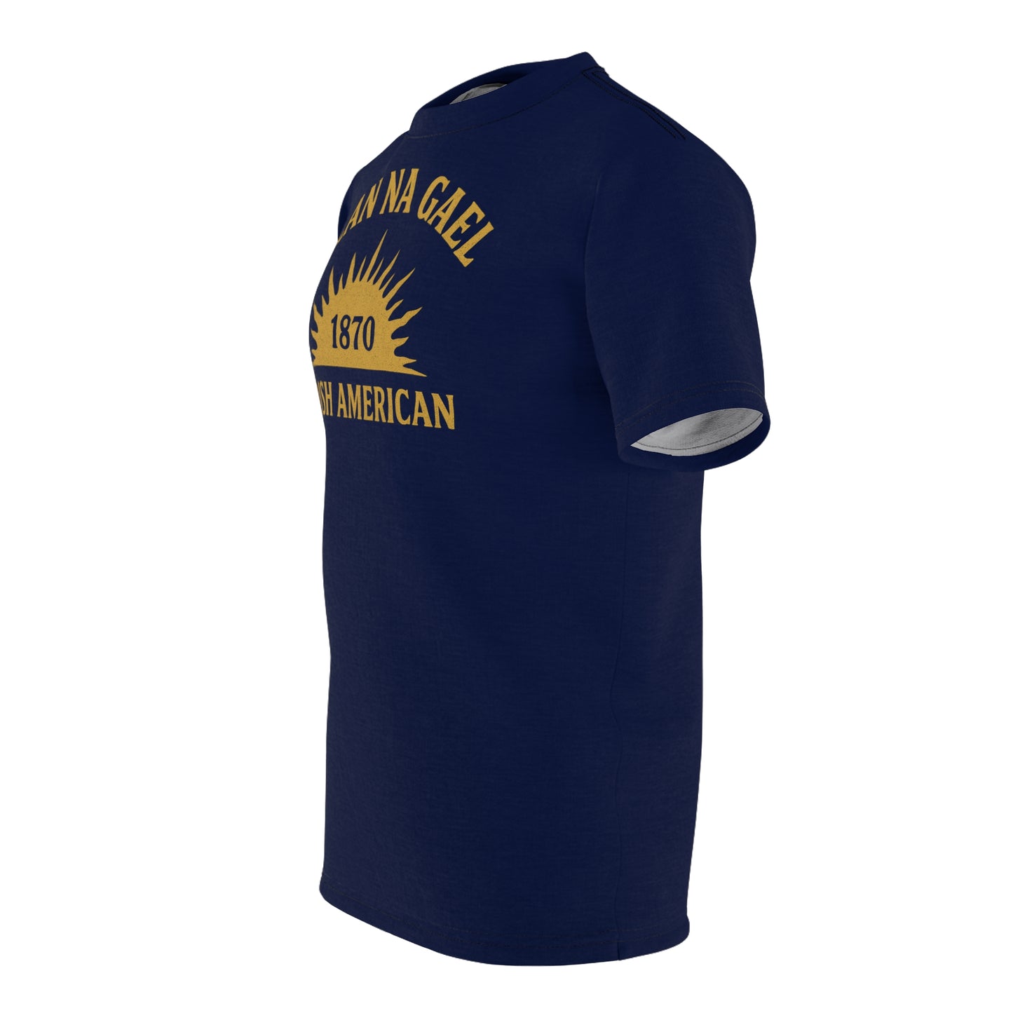 "Clan na Gael - Irish American", Unisex T-shirt (Mariana Blue)