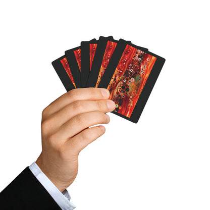 "Abstract #08", Fine Art Playing Cards (Void Black)