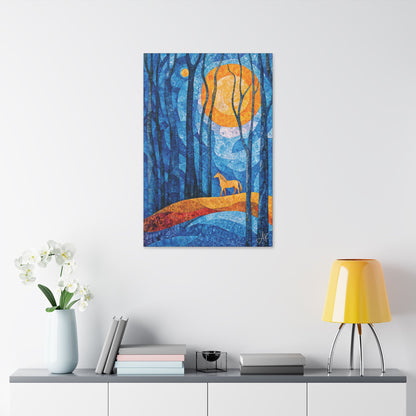 "Bathing in Early Morning's Light", Stretched Classic Canvas Fine Art Print