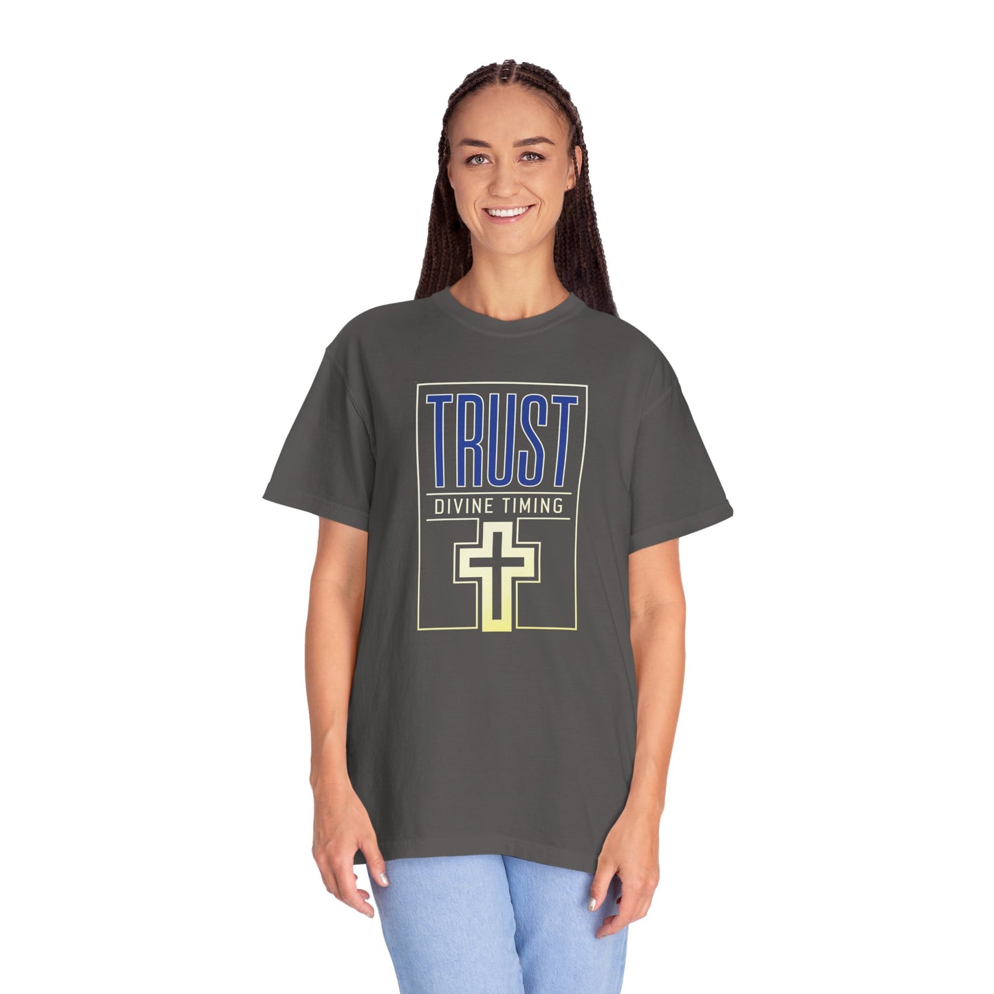 "Trust Divine Timing" #01, Unisex T-shirt
