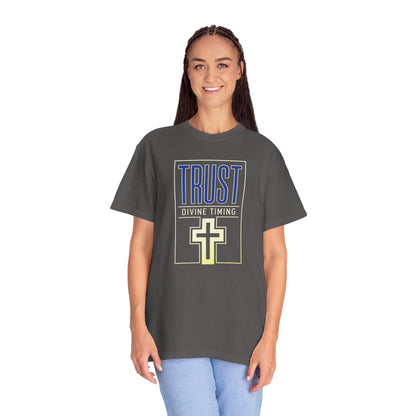 "Trust Divine Timing" #01, Unisex T-shirt
