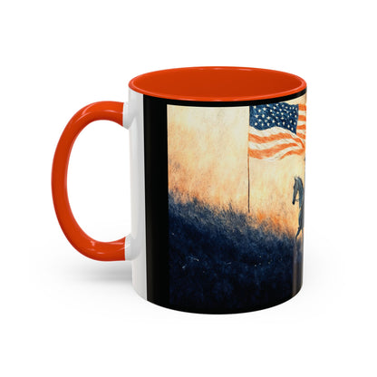 "Liberty under God", Colorful Mugs (11oz, 15oz)