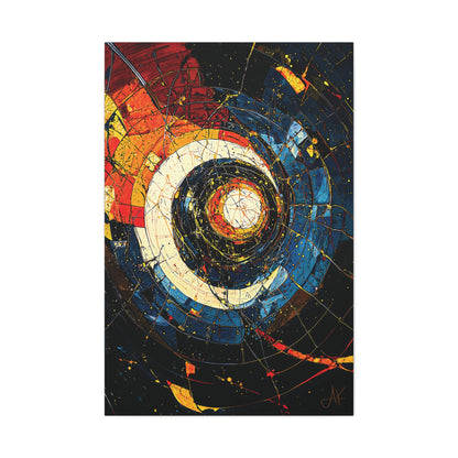 "Shatterdawn Vortex", Fine Art Matte Canvas, Stretched, 1.25"