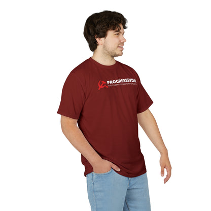 "Progressivism - Enemy of Western Civilization", Unisex Tee (Dark Scarlet)
