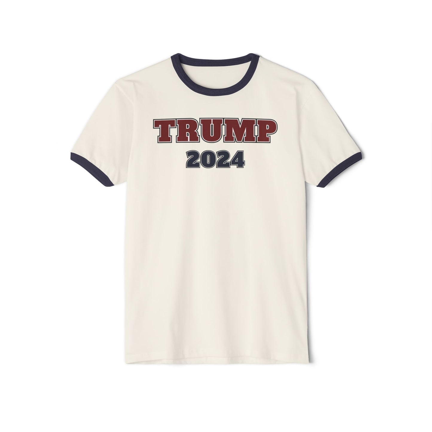 "TRUMP - 2024", Unisex Cotton Ringer T-Shirt - Historical Collectible