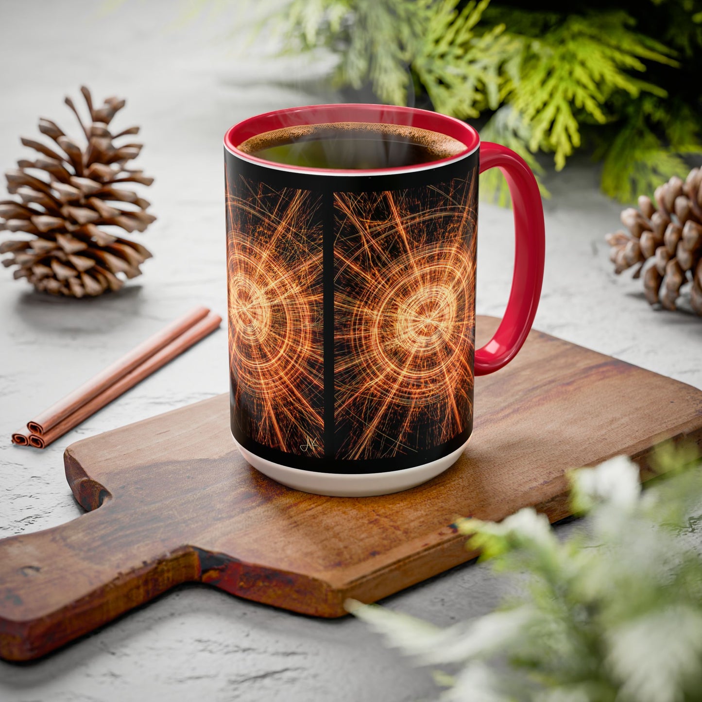"His Light After Darkness", Colorful Mugs (11oz, 15oz)