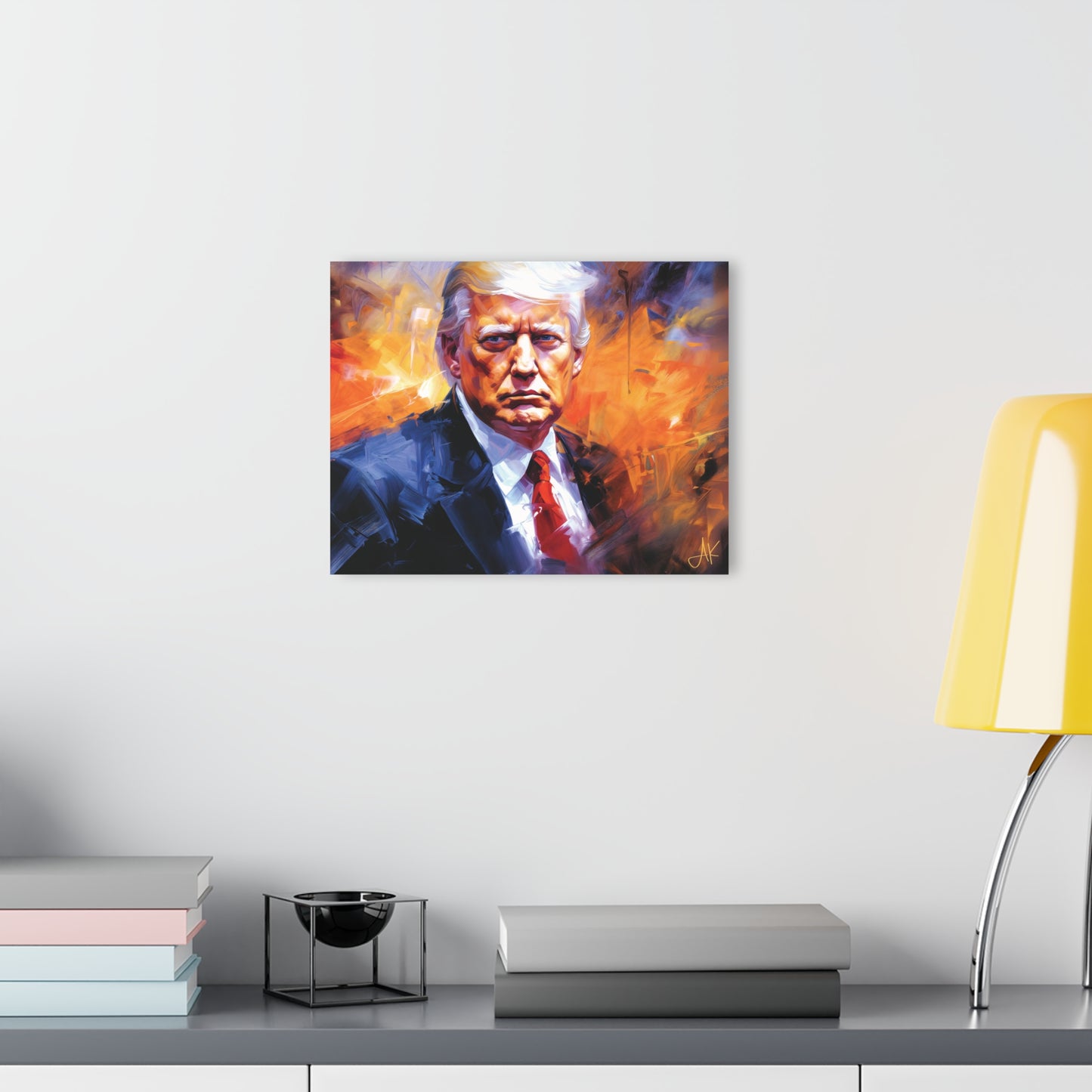 "Trump Portrait" #09, Acrylic Wall Prints (French Cleat Hanging)